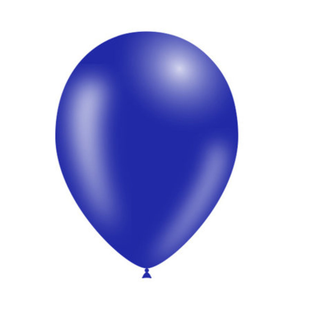 Donkerblauwe ballonnen 30cm blueflower