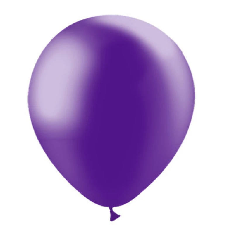 Ballonnen paars metallic 30cm blueflower