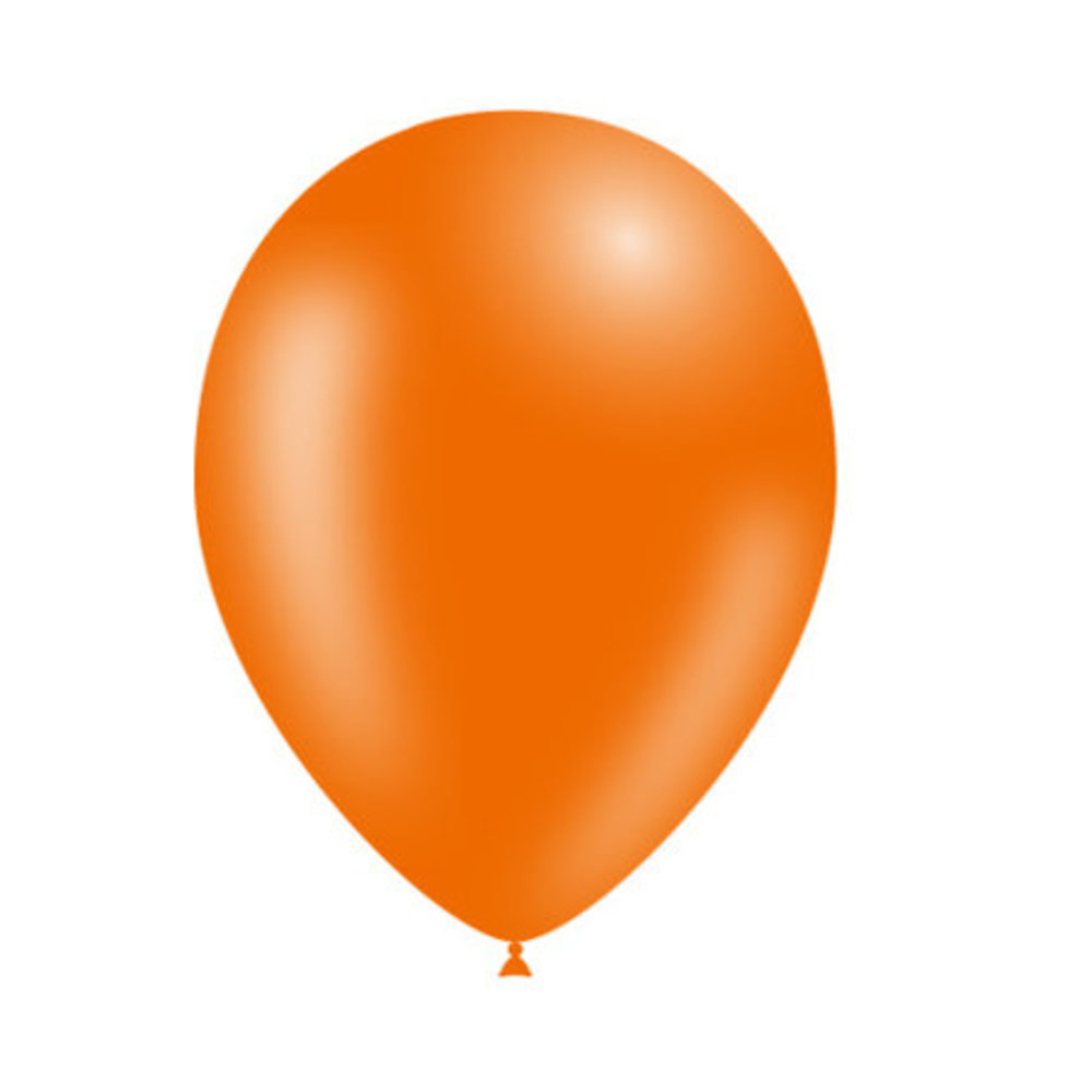 Oranje ballonnen sempertex 25 stuks