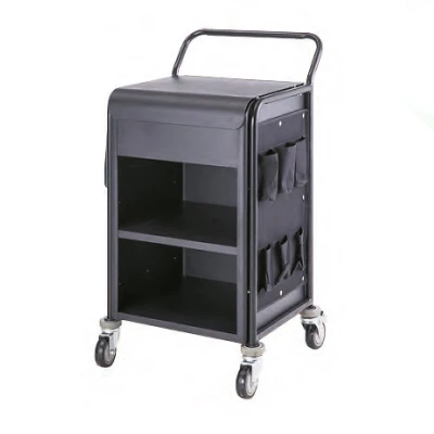 Schoonmaakkar - Zwart - Aluminium