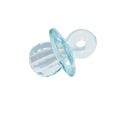 Blauw speentje voor geboorte bedankjes