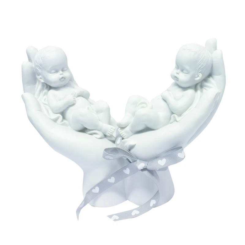 Tweeling in handen Zwangerschapcadeau