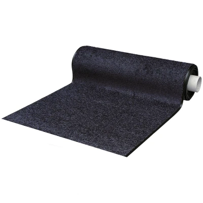 Droogloopmat Zwart - Op maat - 90 cm breed