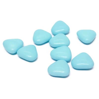 Chocolade hartjes - Blauw - Snoep - 1 kg