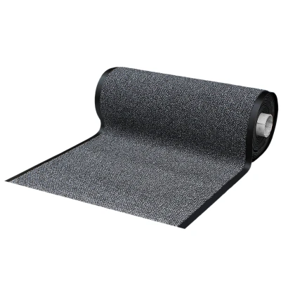 Droogloopmat Antraciet Gemêleerd - Op maat - 120 cm breed
