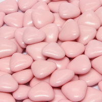 Chocolade hartje pink roze 1 kilogram