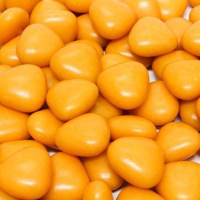 Chocolade hartjes - Oranje - Snoep - 1 kg