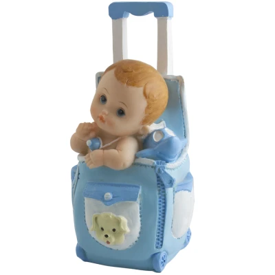 Geboortefiguur - Blauwe baby - Babyshower