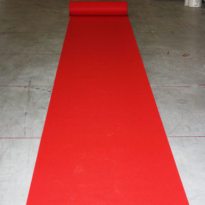 Rode loper 50 cm breed - 10 meter- Voor smalle doorgangen
