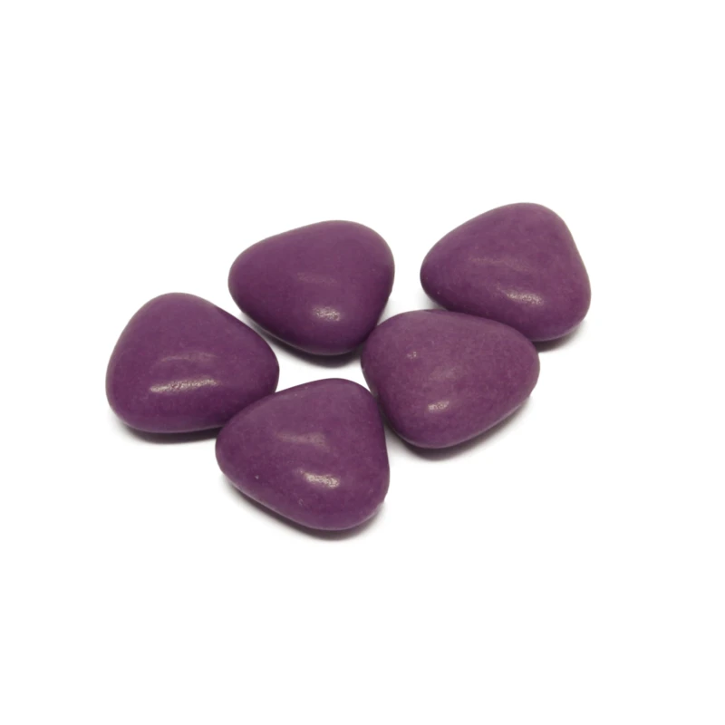 Paarse chocolade hartjes 1