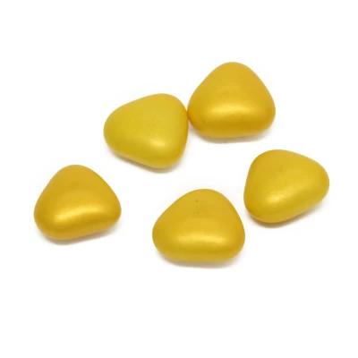 Chocolade hartjes - Goud (Candurin) - Snoep - 1 kg