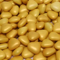 Goud Candurin chocolade hartjes per kilo