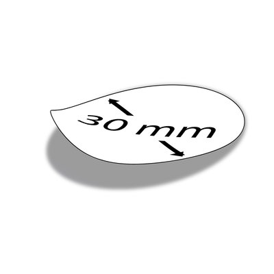 Ronde stickers - 30 mm diameter - Zelf te ontwerpen