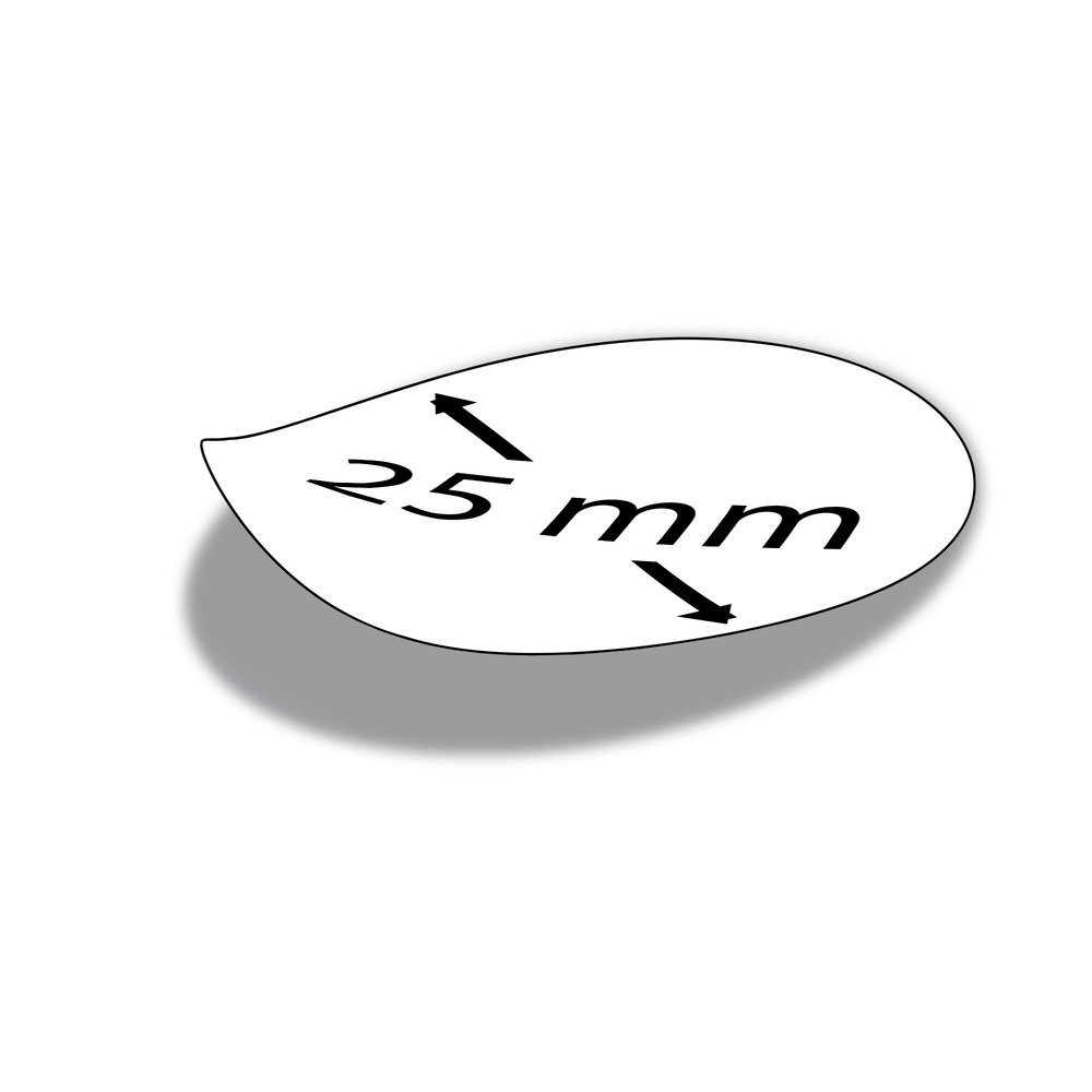 Sticker rond 25 mm diameter zelf te ontwerpen