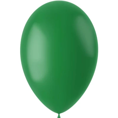 Ballonnen gecombineerd groen en wit  - 100 stuks 