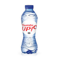 Flesjes water van Spa 33 centiliter met thumbs up sticker bedrukt