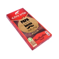 Côte d'Or reep van puur chocolade met bedrukking voor Vaderdag
