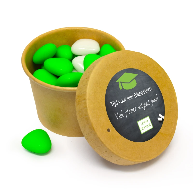 Einde schooljaar bedankje met snoepjes