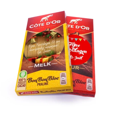 Chocolade reep voor kerst - Côte d´Or Chocolade - 200 gr