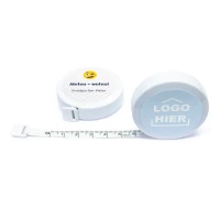 Bedankje rolmaat met logo of bedrukking voor collega's