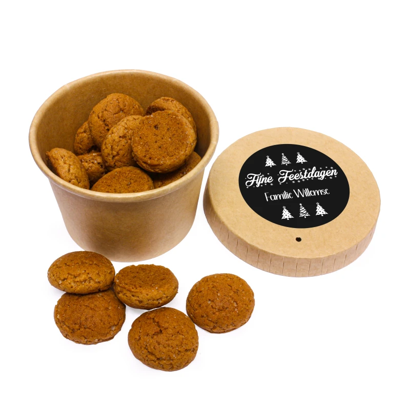 Feestdag bedankje - BIO bekertje met kruidnoten