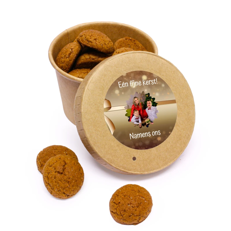 Kerst bedankje - Bekertje met foto
