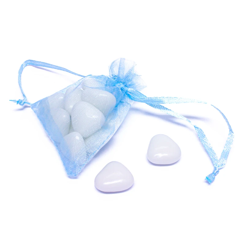 Kleine organza snoepzakjes - Geboorte Bedankje Kleine organza snoepzakjes - Geboorte Bedankje
