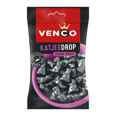 Venco Katjesdrop - 125 gram - 12 stuks