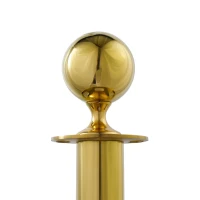 Afzetpaaltje goud bovenkant of kop - Messing - 8 kg