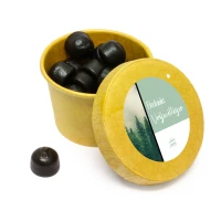 Vrijwilliger bedankje - Kraft bekertje 45 ml met dropjes