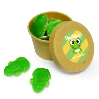 Vrijwilliger bedankje - Kraft bekertje met kikkertjes