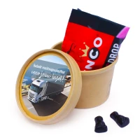 Dag van de chauffeur bedankje - Kraft beker met Drop