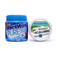 Dag van de chauffeur bedankje - Mentos met logo