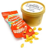 Afscheid bedankje - BIO bekertje met Duyvis pinda's