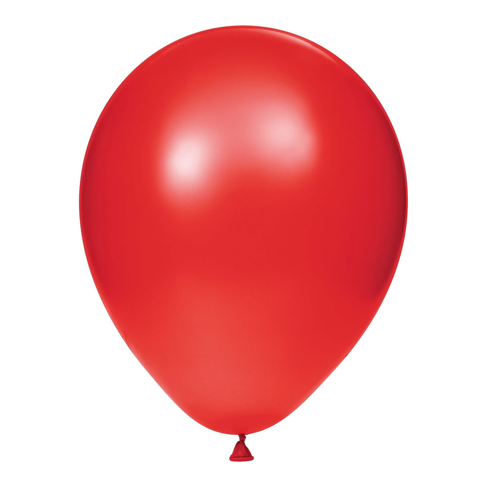 Rode ballon - 30 cm 
