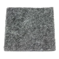 Grijze vilt loper detail foto