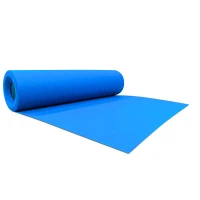 Elektrisch blauwe loper op rol