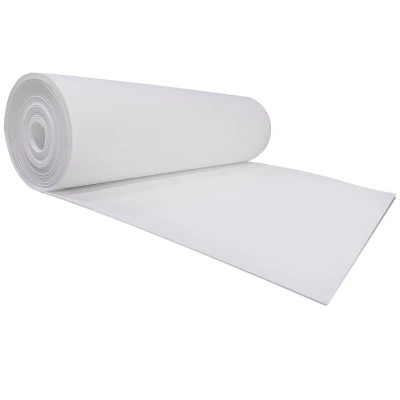 Witte loper lengte 8 meter - 50 cm breed - Voor smalle doorgangen.