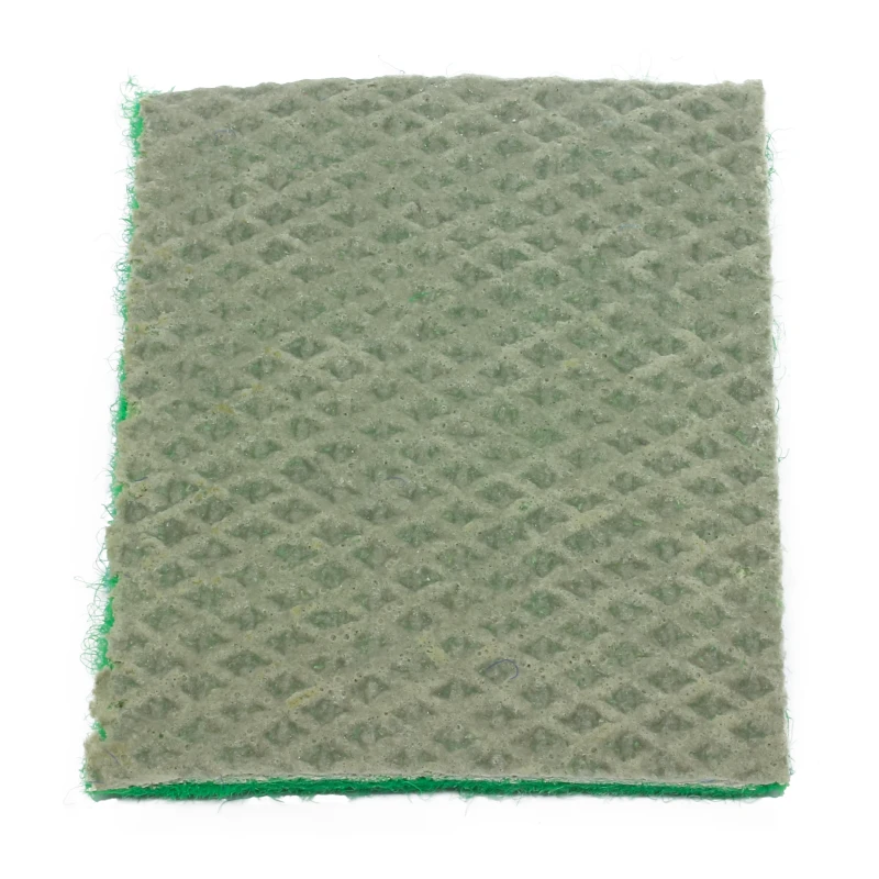 Groene luxe loper achterkant detailfoto