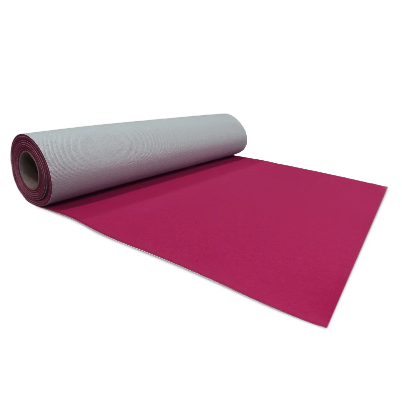 Fuchsia roze luxe loper op rol