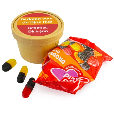 Kraft doosje met Red Band snoep - Bedankje - 250 ml