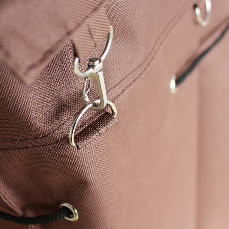 Wasgoed wagen op wielen zak details