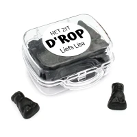 Reis koffer bedankje met dropjes