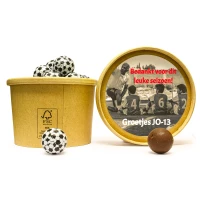 Voetbal kraft bedankje