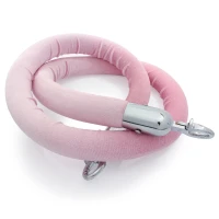 Afzetkoord roze velours