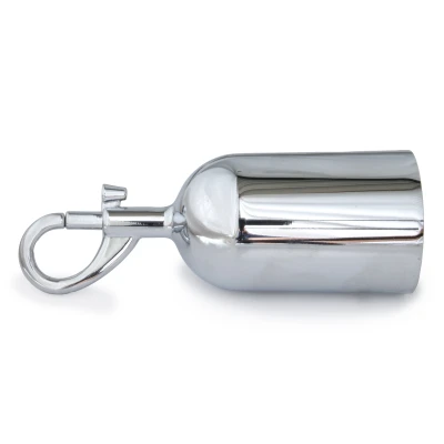 Haak voor touw of koord - 40 mm - Musketon - Chroom
