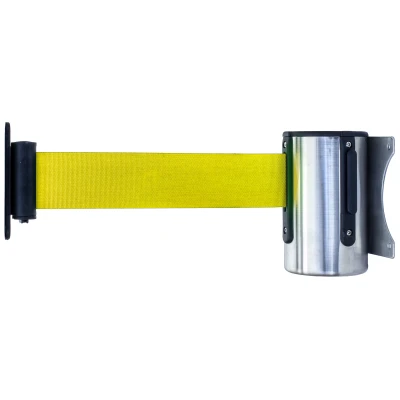 Muursysteem met geel trekband - 2m