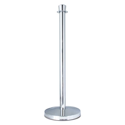 Afzetpaal chroom met rechte kop - 8 kg