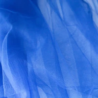 Tule donkerblauw op maat