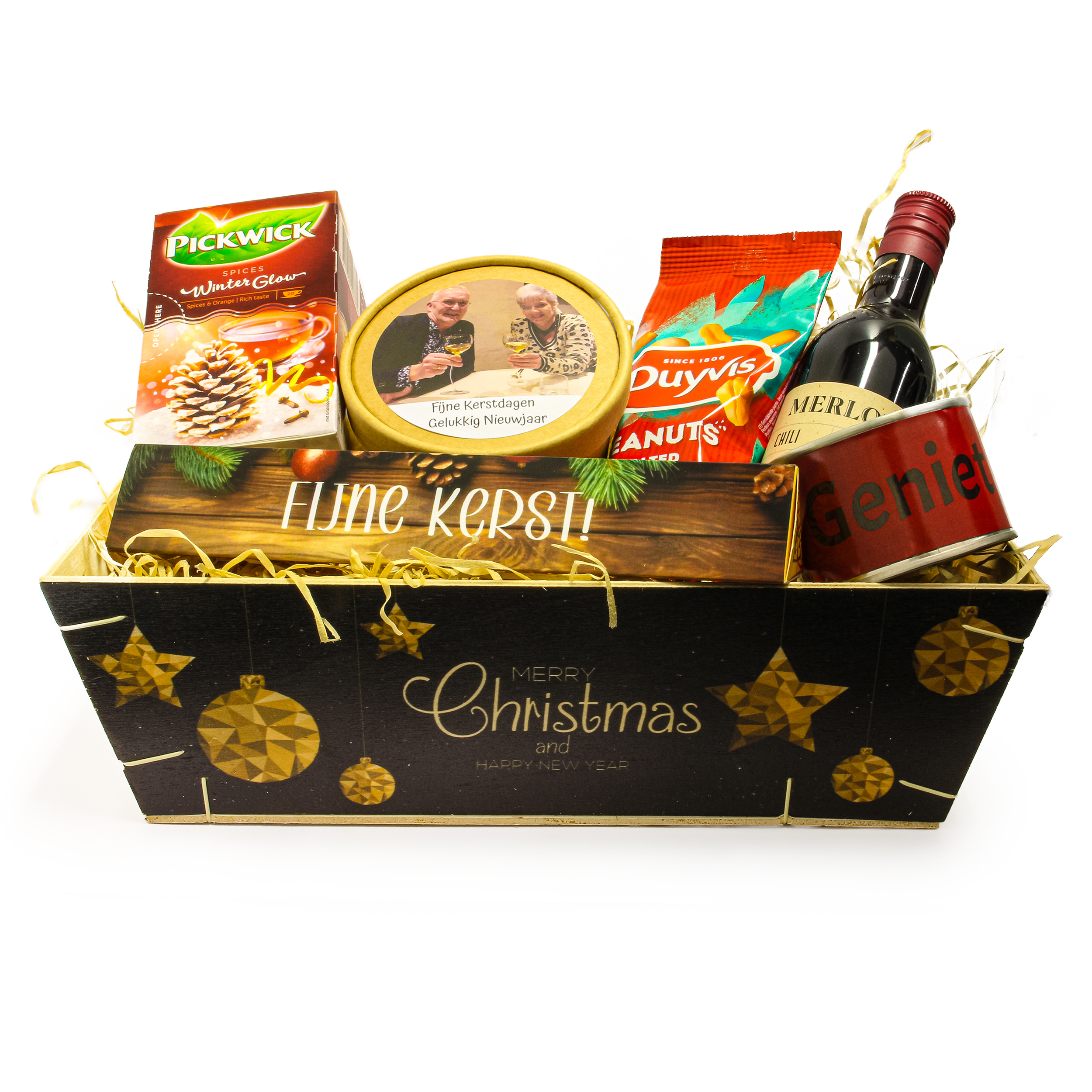 Kerst pakket met persoonlijke geschenkjes